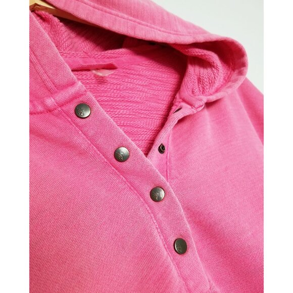 Free People FP Movement Solid Honey Dove Pullover Hoodie in Pink Size L Rare $98 - Picture 7 of 16